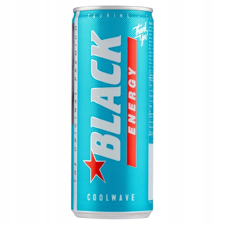 Black Energy Drink Cool Wave 0,25L