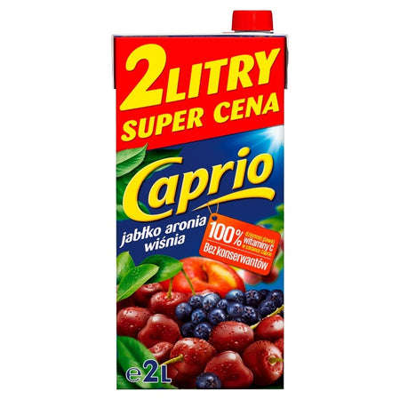 Caprio Napój Jabłko-Aronia-Wiśnia 2L
