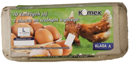 Jaja  rozm. L 10szt. wolny wybieg Kosma