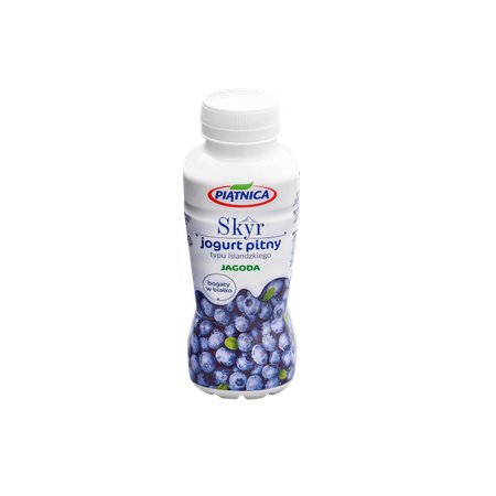 Jogurt Pitny Skyr Jagoda Piątnica 330ML