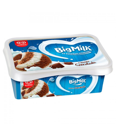 Lody Big Milk Czekolada 900ML