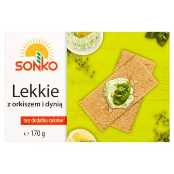 Pieczywo Lekkie Sonko z Orkiszem i Dynią 170G