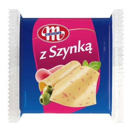 Ser Topiony Mlekovita z Szynką 130G (8 plastrów)