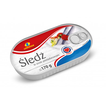 Śledź w Sosie Pomidorowym Lewiatan 170G