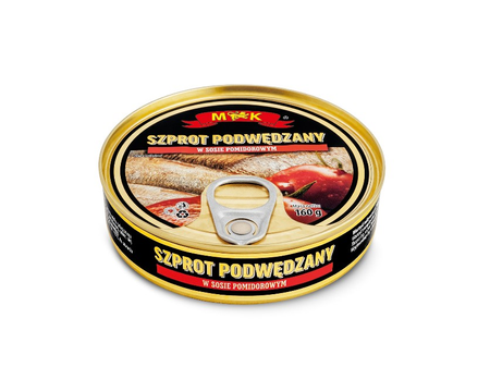 Szprot podwędzany w sosie pomidorowym MK 160g
