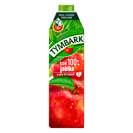 Tymbark Sok 100% Jabłko 1l