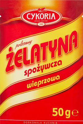 Żelatyna Spożywcza Wieprzowa 50G  Cykoria